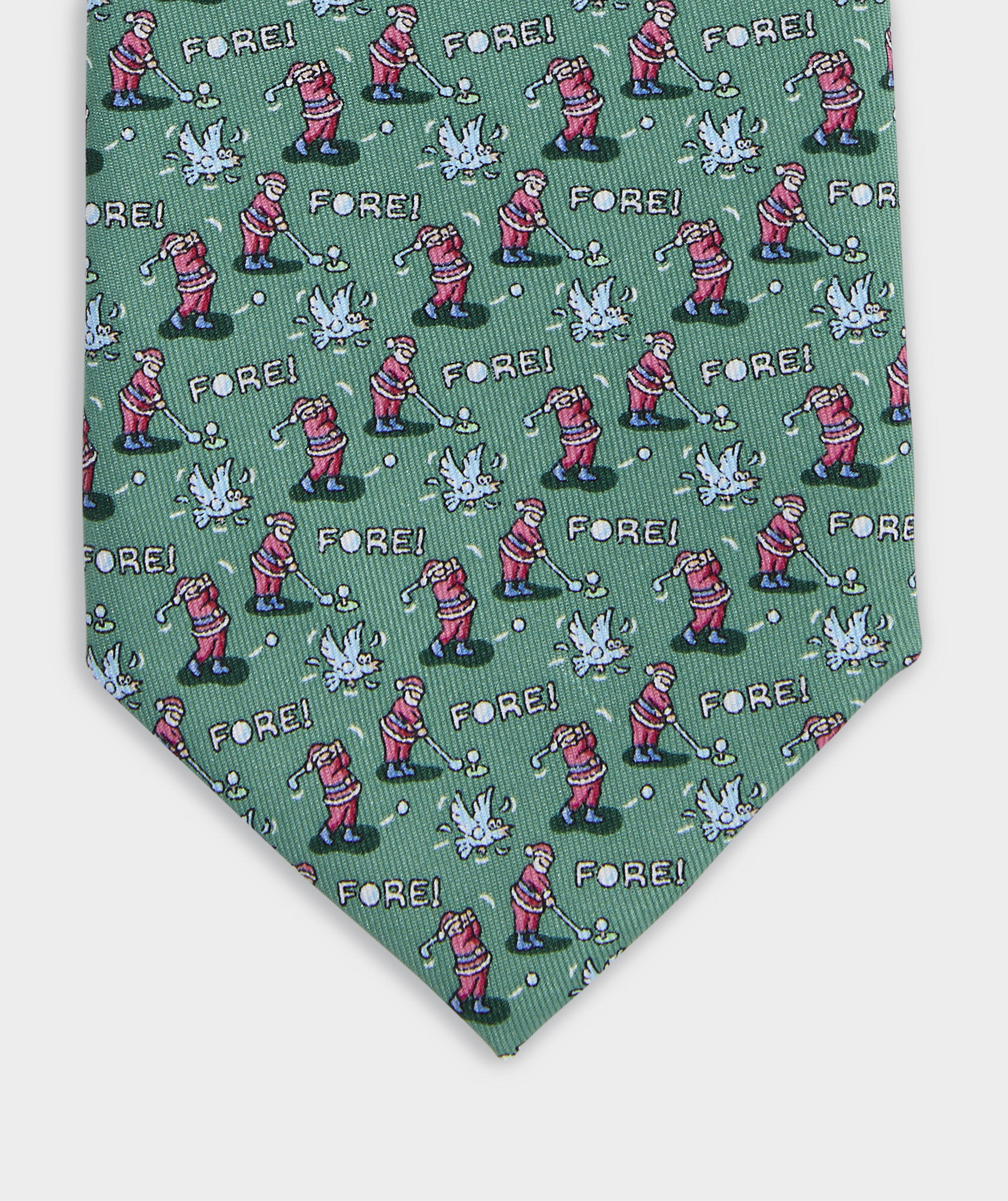 Good Tidings Fore Christmas Silk Tie | vineyard vines