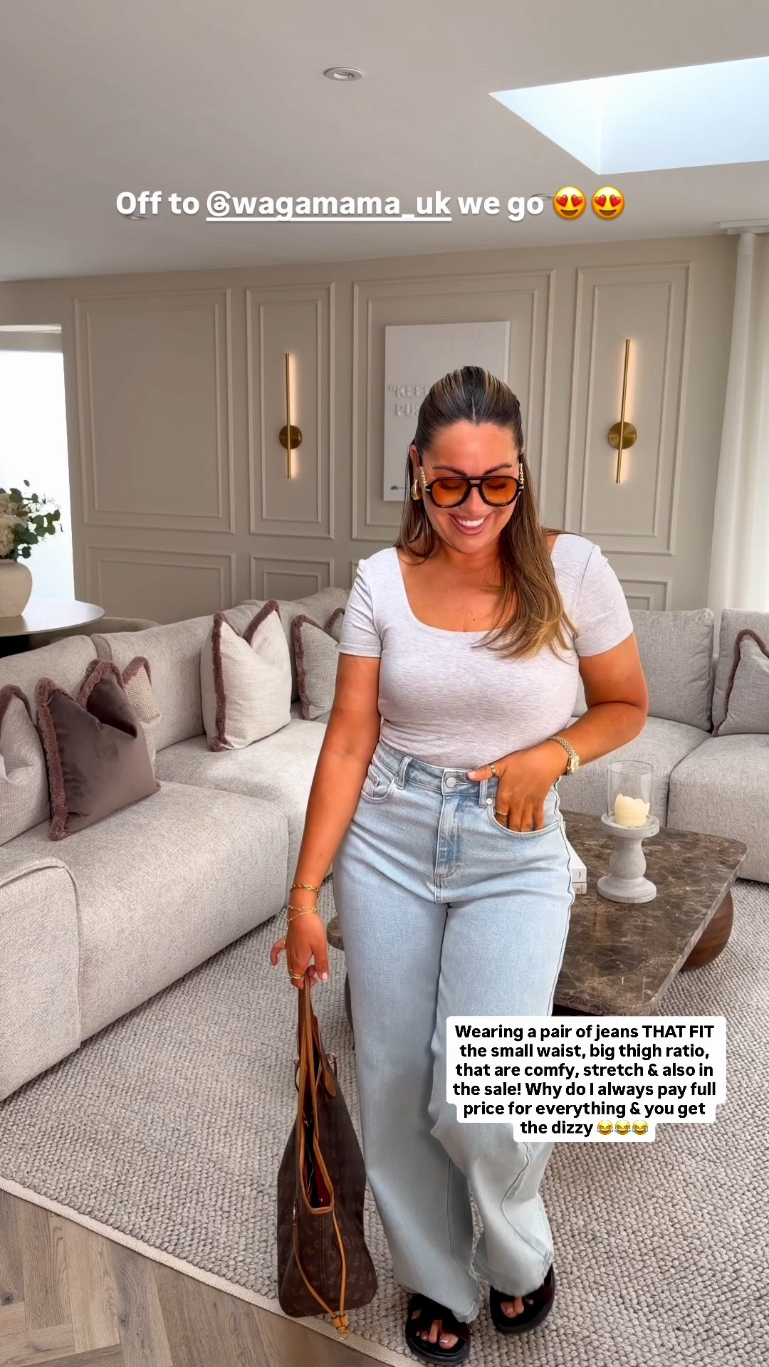 Stretchy jeans that firs the small waist, big thigh ratio to perfection?! I wear size 10 & colour is light bleach ⤵️

Over £10 off in the sale & use code FREEDELIVERYSH at checkout❤️

@LOVALL

#LTKuk #LTKsummer #LTKmidsize