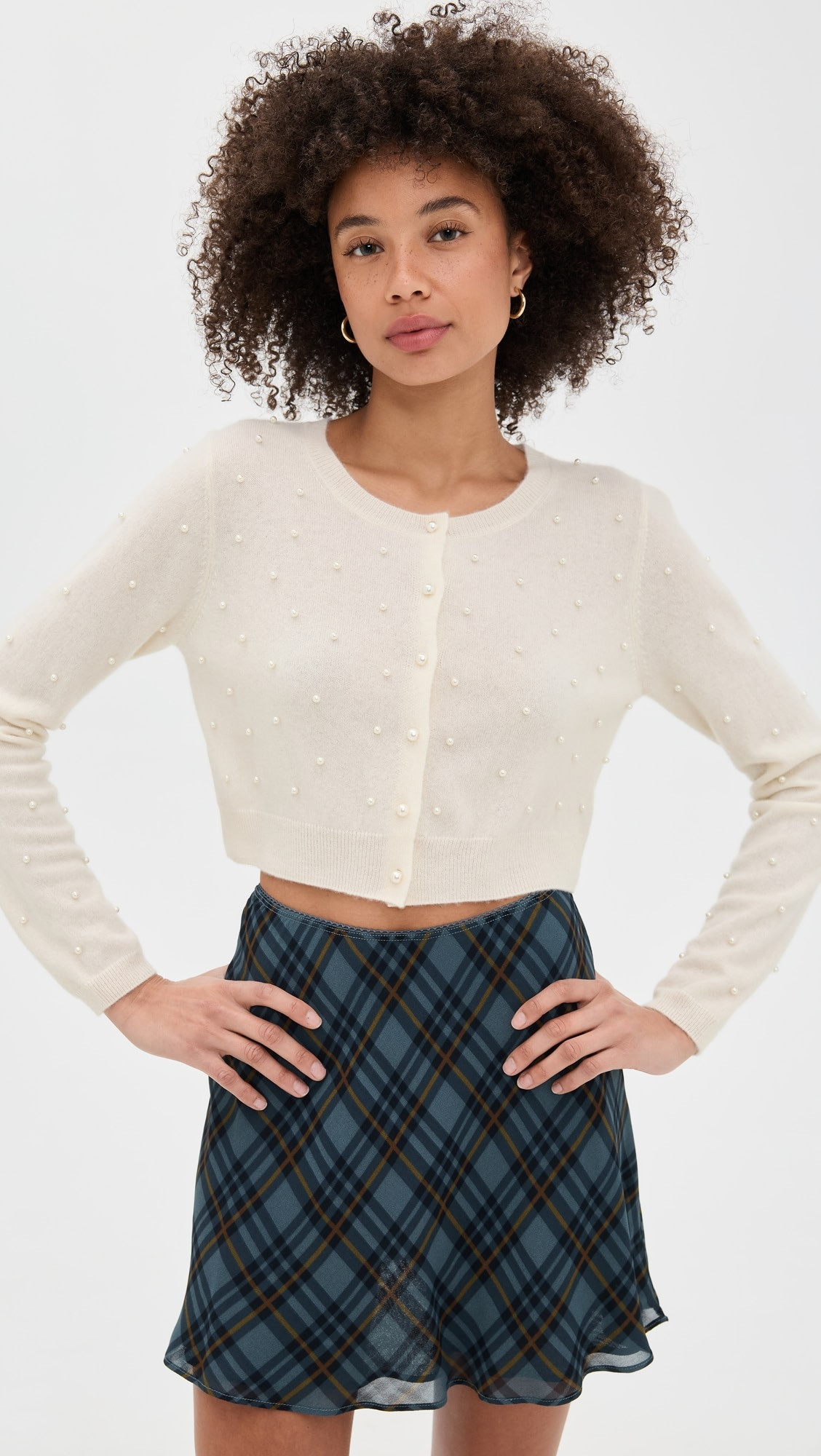 Janie Cashmere Crew Cardigan | Shopbop