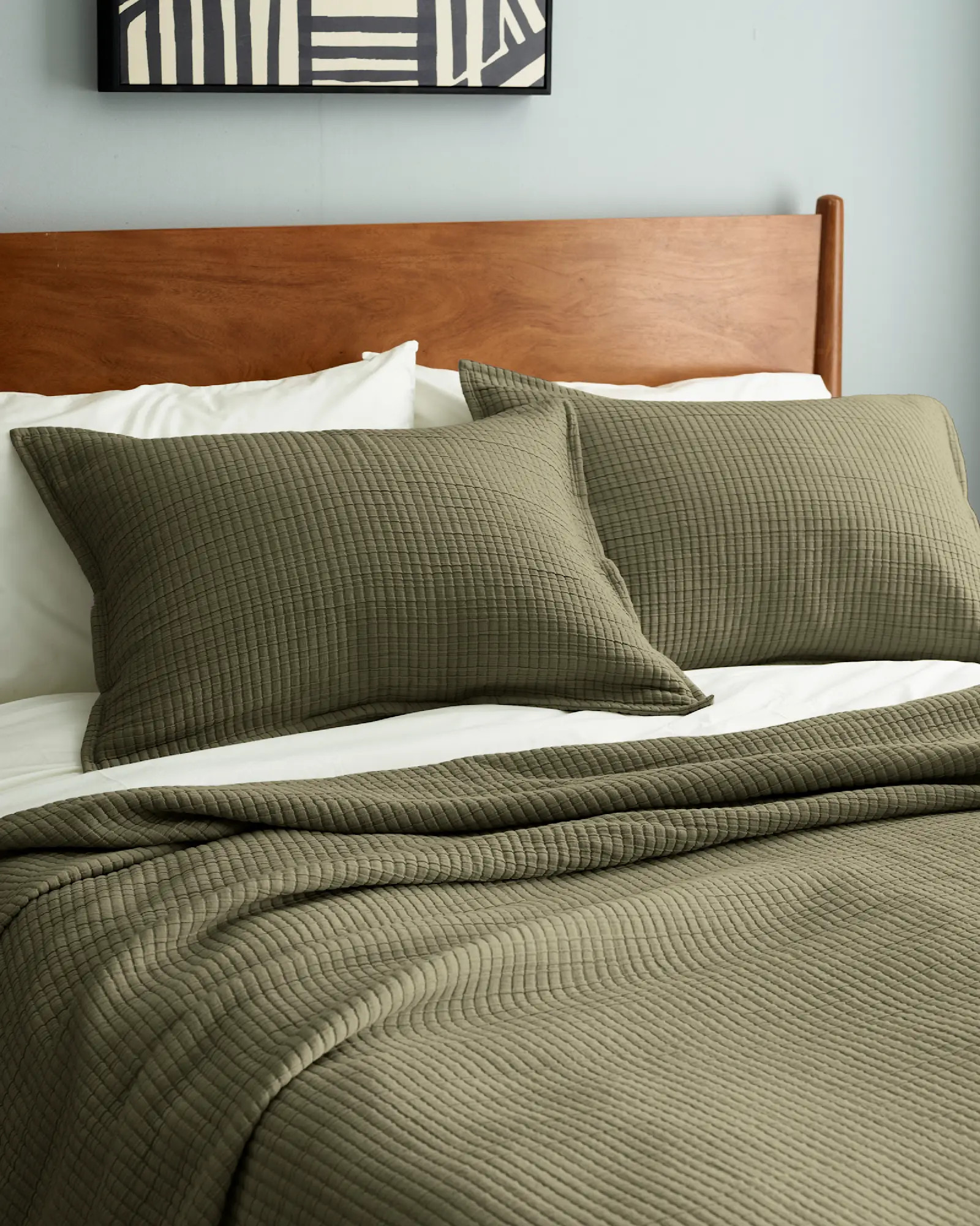 Organic Ribbed Cotton Coverlet Set | Quince