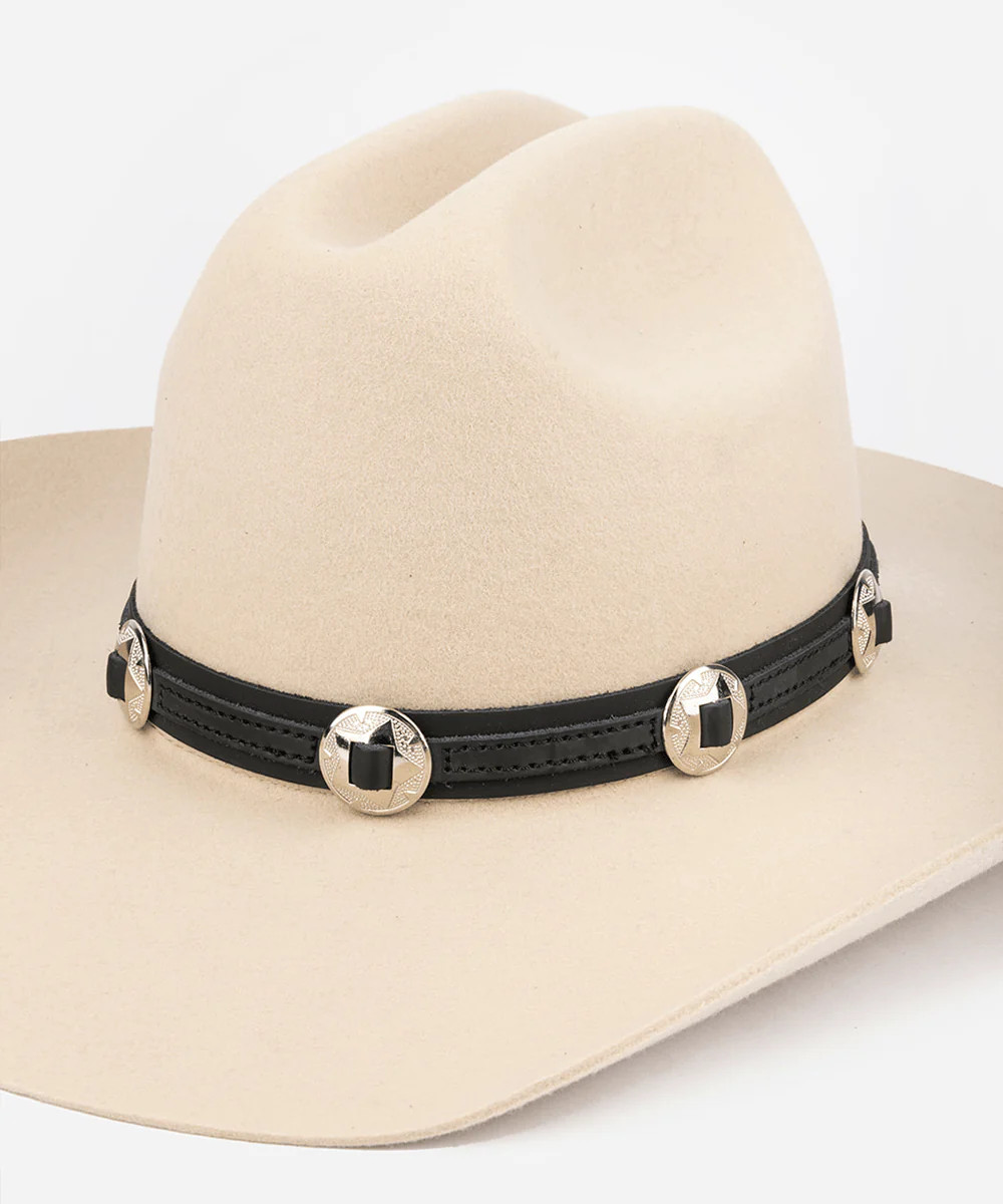 Western Leather Concho Hat Band | Gigi Pip