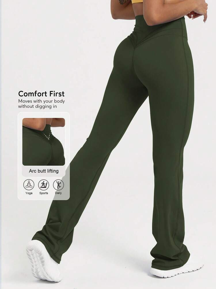 Sodalemon Women'S Stretchy Dancing & Yoga & Fitness Flare Pants Tights | SHEIN