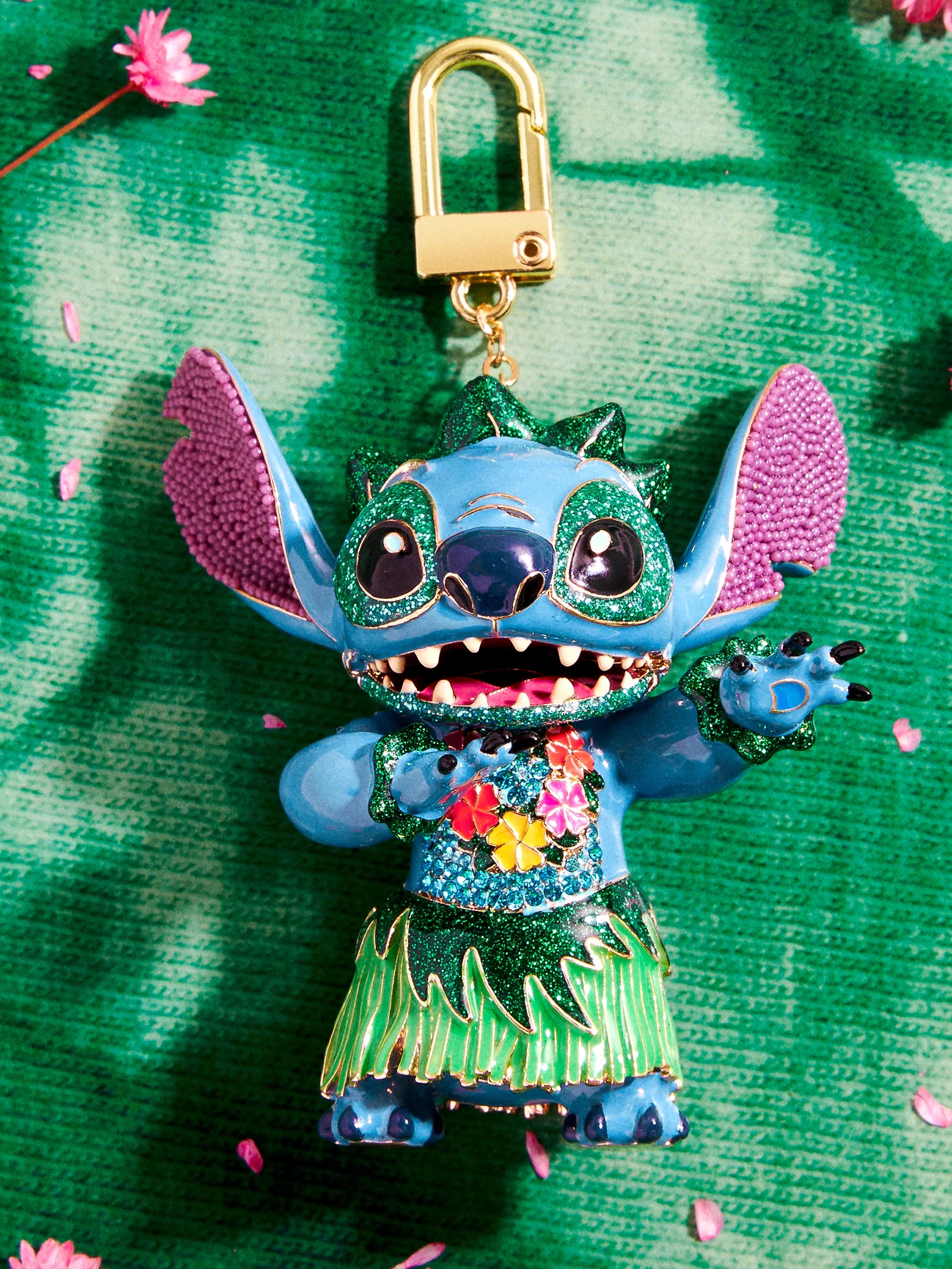 Stitch Disney Hula Bag Charm - Blue | BaubleBar (US)