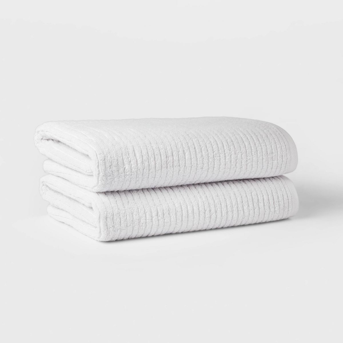 Quick Dry Ribbed Bath Towel Set - Threshold™ | Target