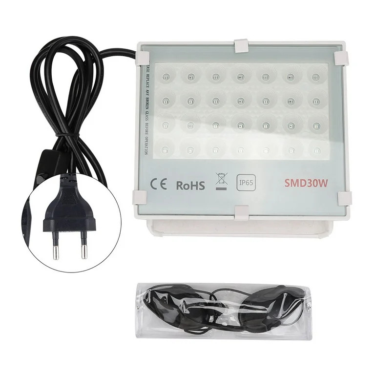 LED Red Light Therapy for Skin Rejuvenation and Anti-Aging - Home Use EU Plug 100-240V 30W Deskto... | Walmart (US)