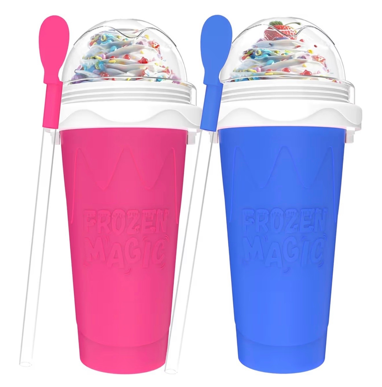 Great for all ages! These magic cups turn any liquid into a slushy just by squeezing it for about 60 seconds after you pour the liquid in! My kids are obsessed! A lot of times we pour water in it and they still think it’s a treat!!! 

#LTKSaleAlert #LTKdayinmylife #LTKKids