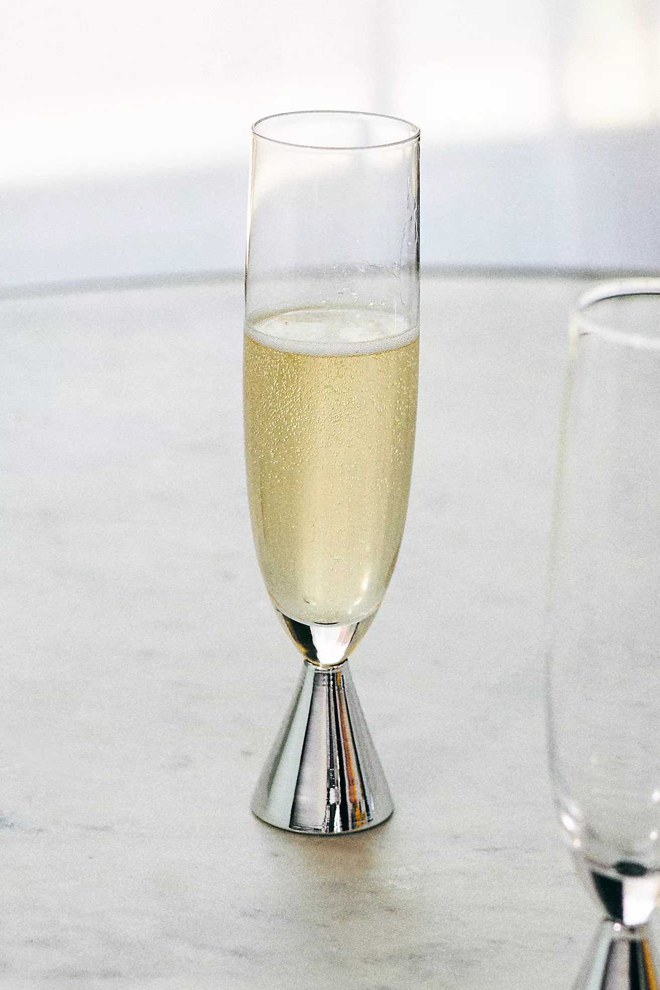 Ramona Chrome Flutes, Set of 4 | Anthropologie (US)