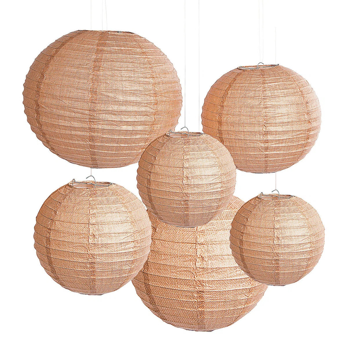 Burlap Paper Lantern | Wayfair North America