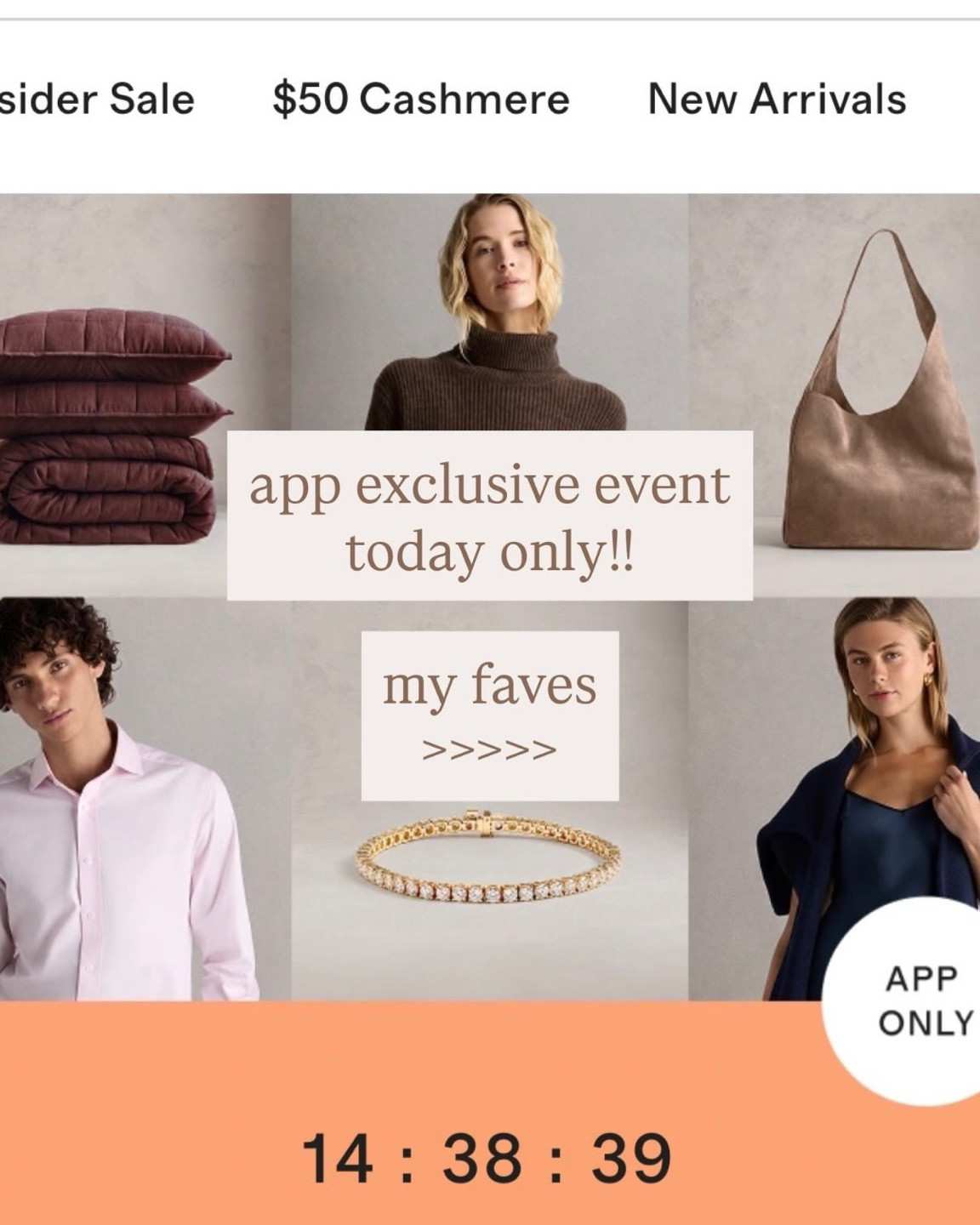 Quince App Insider Sale Today Only!!

@Quince