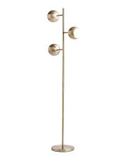 67in 3 Light Metal Globe Floor Lamp | TJ Maxx