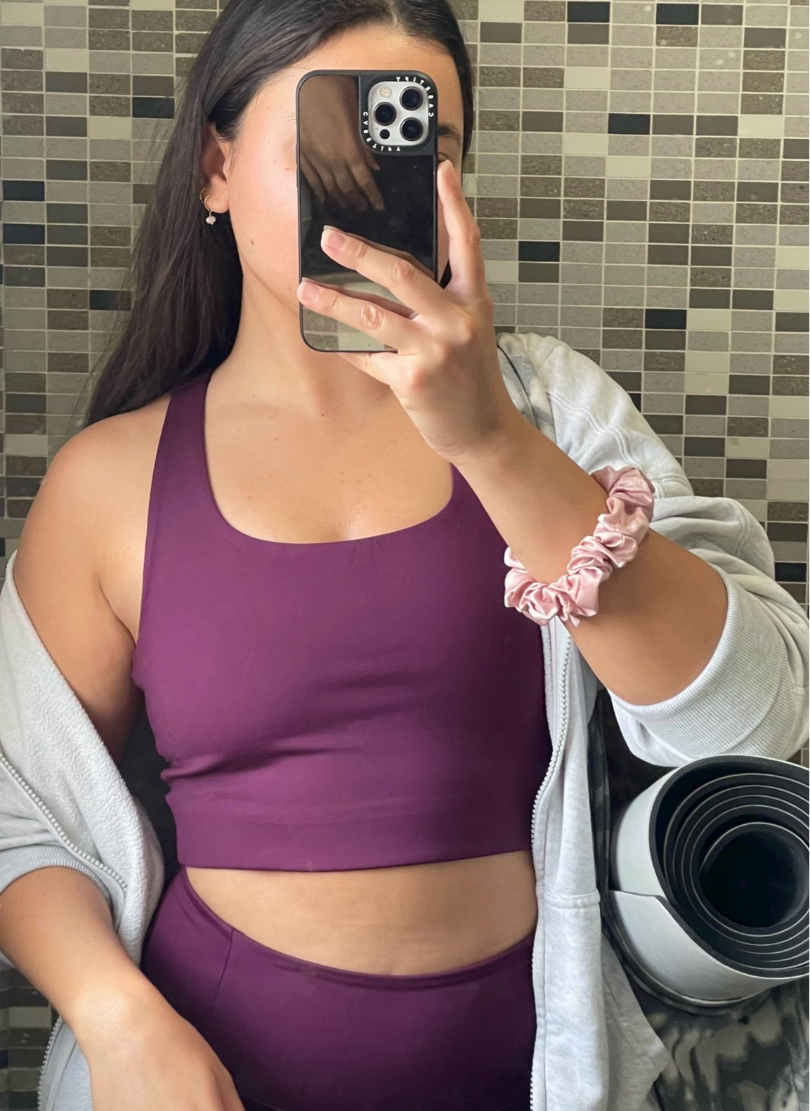 Cute workout set I wore to mat pilates class today!  The shorts are the perfect length that are not too short and not too long. They look super flattering on. 

#LTKFindsUnder100 #LTKFitness #LTKActive