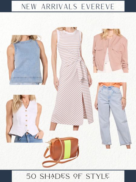 Sharing my favorites from Evereve New Arrivals. So perfect for spring and summer. 

Evereve new arrivals, new wardrobe staples, barrel jeans, white denim vest, spring crossbody bag

#LTKstyletip #LTKover40 #LTKitbag