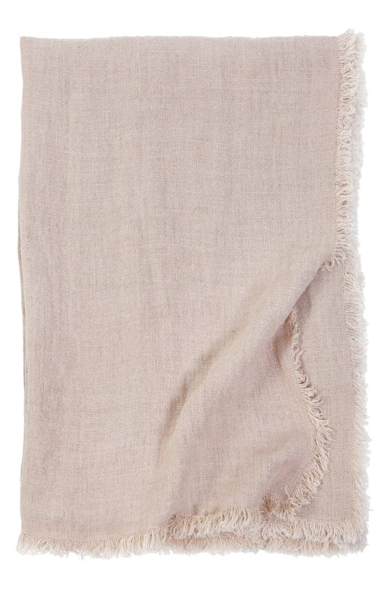 Laurel Oversized Linen Throw Blanket | Nordstrom