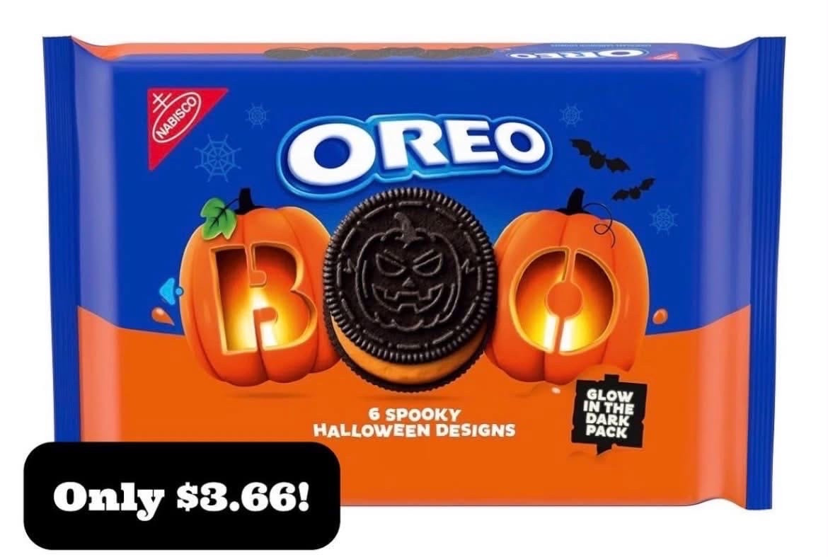 Back on sale!! Halloween Oreos are only $3.66 at Amazon today! By far, the best deal I’ve seen on these anywhere since launching for the season. Great for baking with or just a fun seasonal treat 🎃