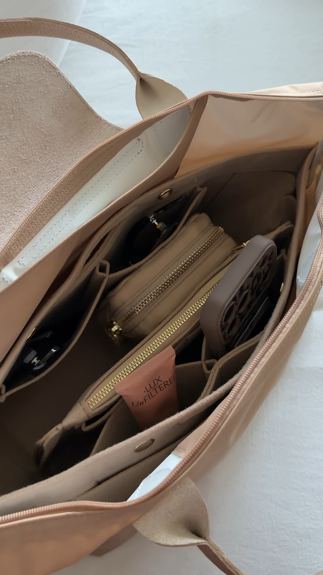 Longchamp + insert 🤎🤎