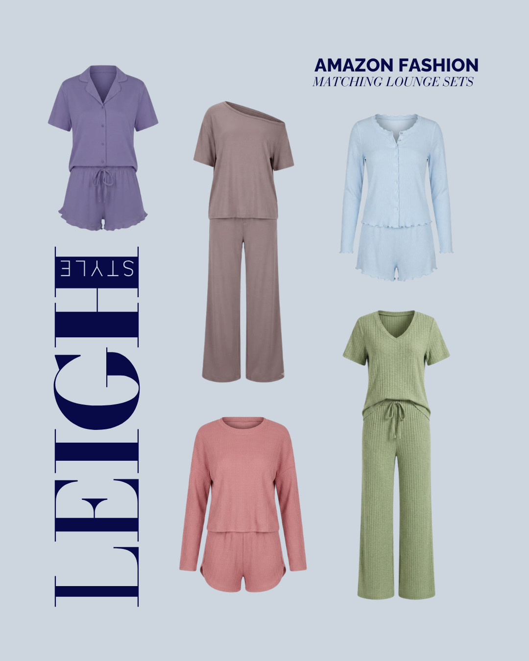 Stay cozy in style with these chic and comfy matching lounge sets for effort-free lounging. 

#AmazonFashion #LoungeSets #CozyStyle #Loungewear #ComfyOutfits #LeighStyle #StyleInspo 

 #LTKdayinmylife #LTKootd