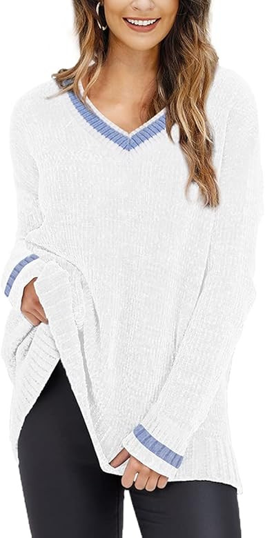 Dofaoo Workout Tops for Women Round Neck Split Back Summer Yoga Tank Tops | Amazon (US)