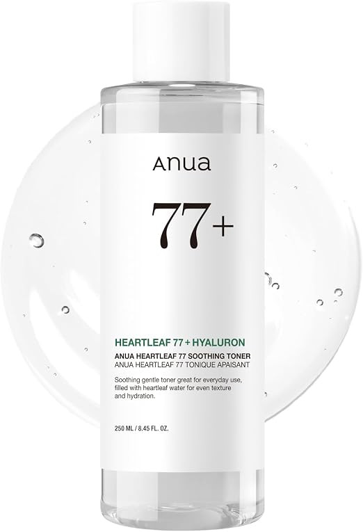 Anua Heartleaf 77 Soothing Toner, Feuchtigkeitsspendender & beruhigender Gesichtstoner für Glass... | Amazon (DE)