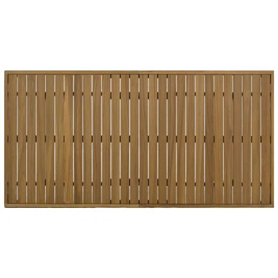 7-Piece Modern Acacia Wood Patio Dining Set With Plush Cushions | Wayfair North America