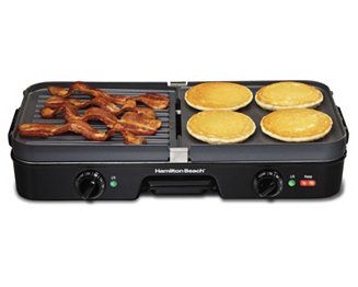 Hamilton Beach Dual Zone Grill and Griddle - Macy's | Macy's