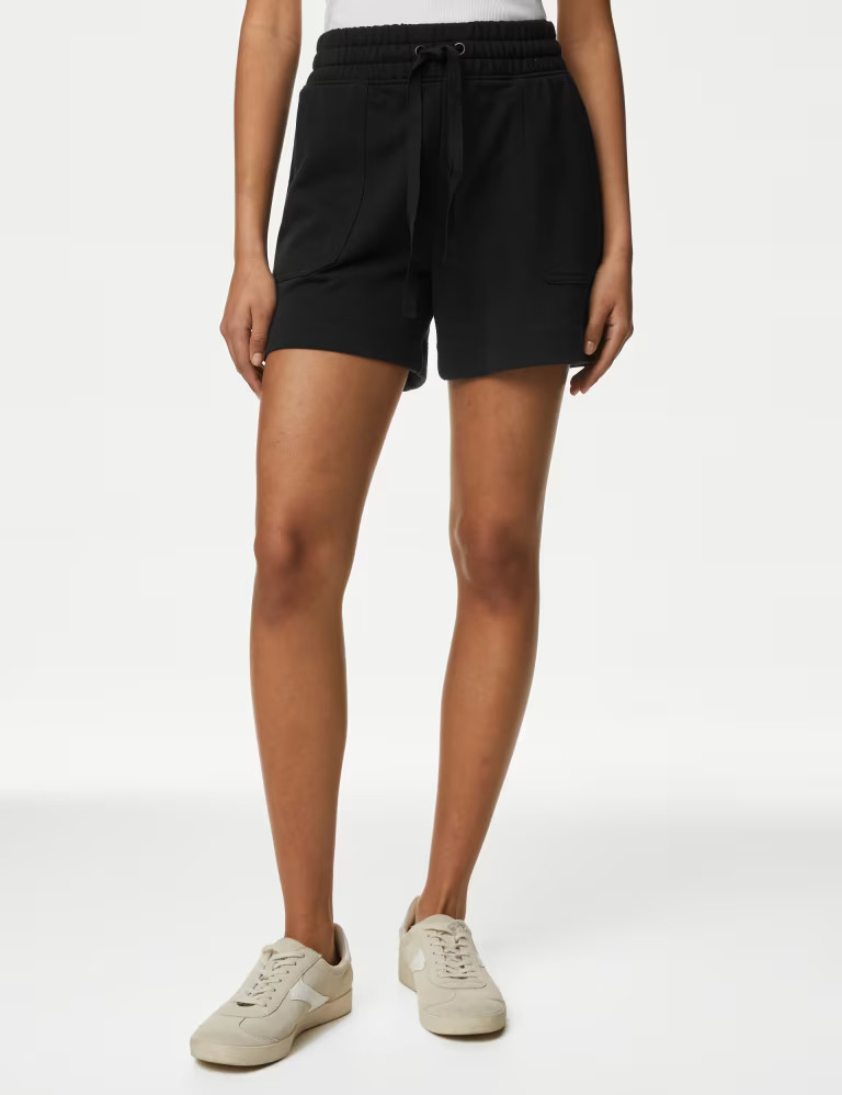 Jersey High Waisted Shorts | Marks & Spencer (UK)