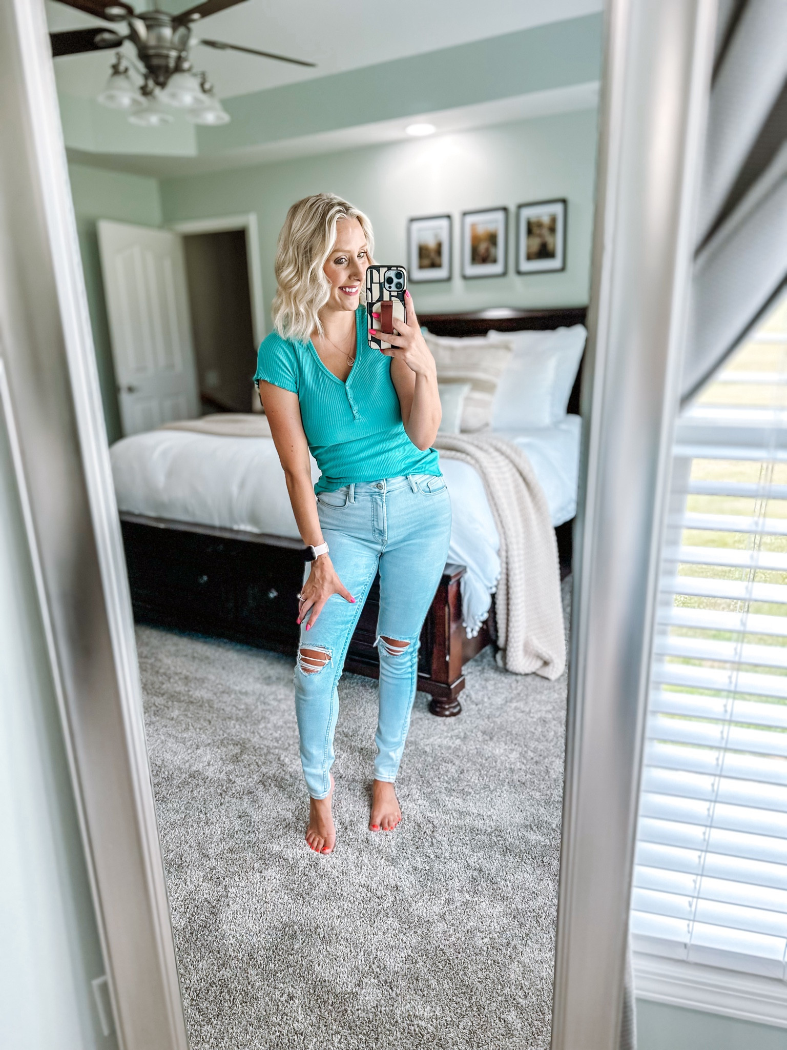 I’m all about simple yet cute and definitely comfy! I am obsessed with these shirts from Amazon ( they come in so many colors!) and these super high waisted jeans from Oldnavy are amazing!! 

#OOTD #AmazonFashion #OldNavyStyle #AffordableFashion #LTKstyletip #LTKsalealert #LTKunder50 #LTKunder100 #OutfitInspiration #StyleOnABudget #FashionFinds #AmazonFinds #OldNavyFinds #CasualChic #EverydayStyle