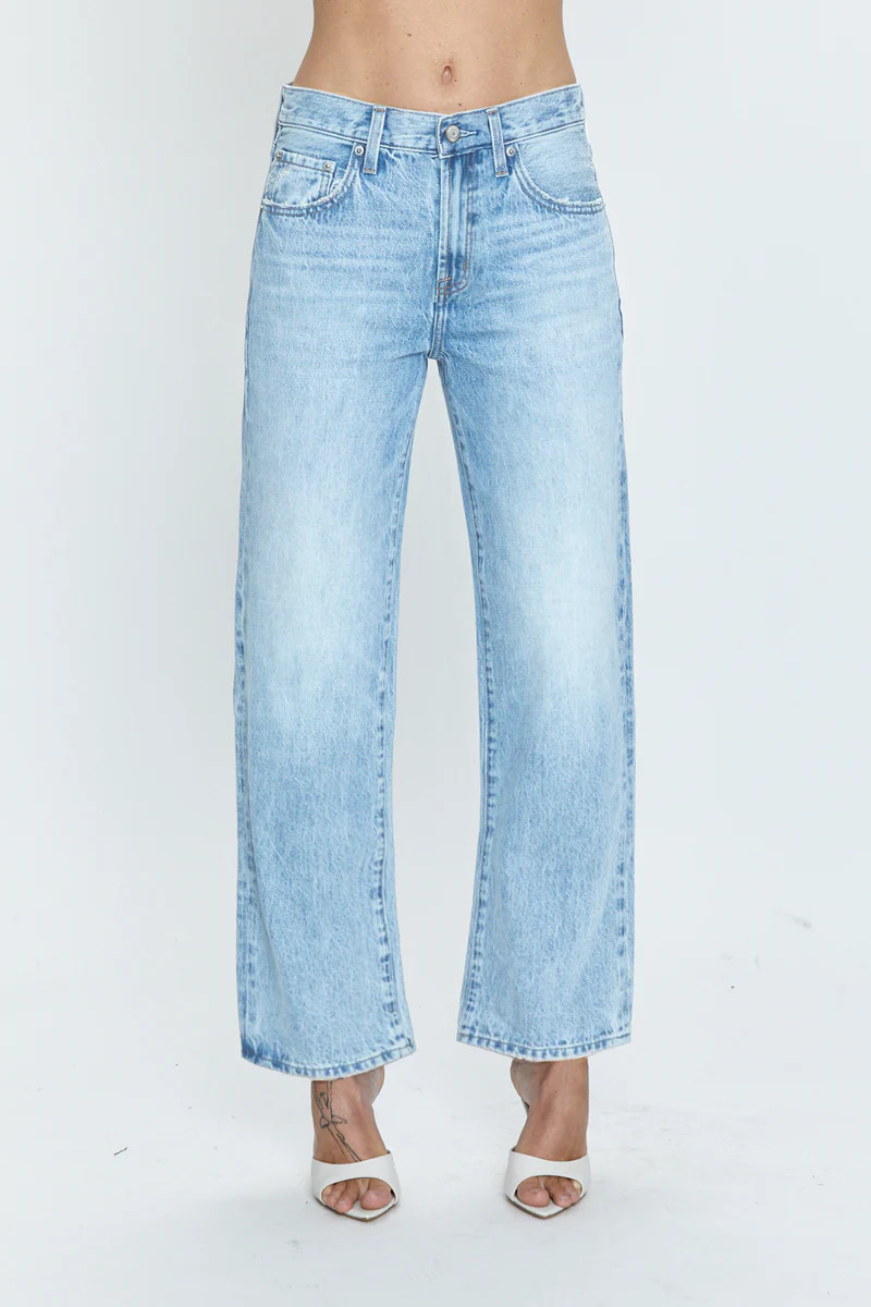 Lexi Mid Rise Bowed - Enchanted Vintage | Pistola Denim