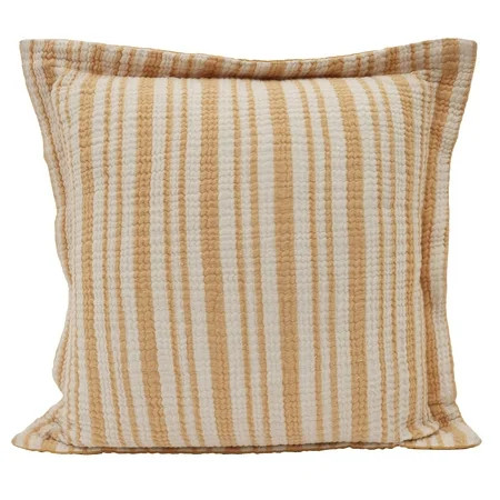 BHG GAUZE STRIPE YELLOW PILLOW | Walmart (US)