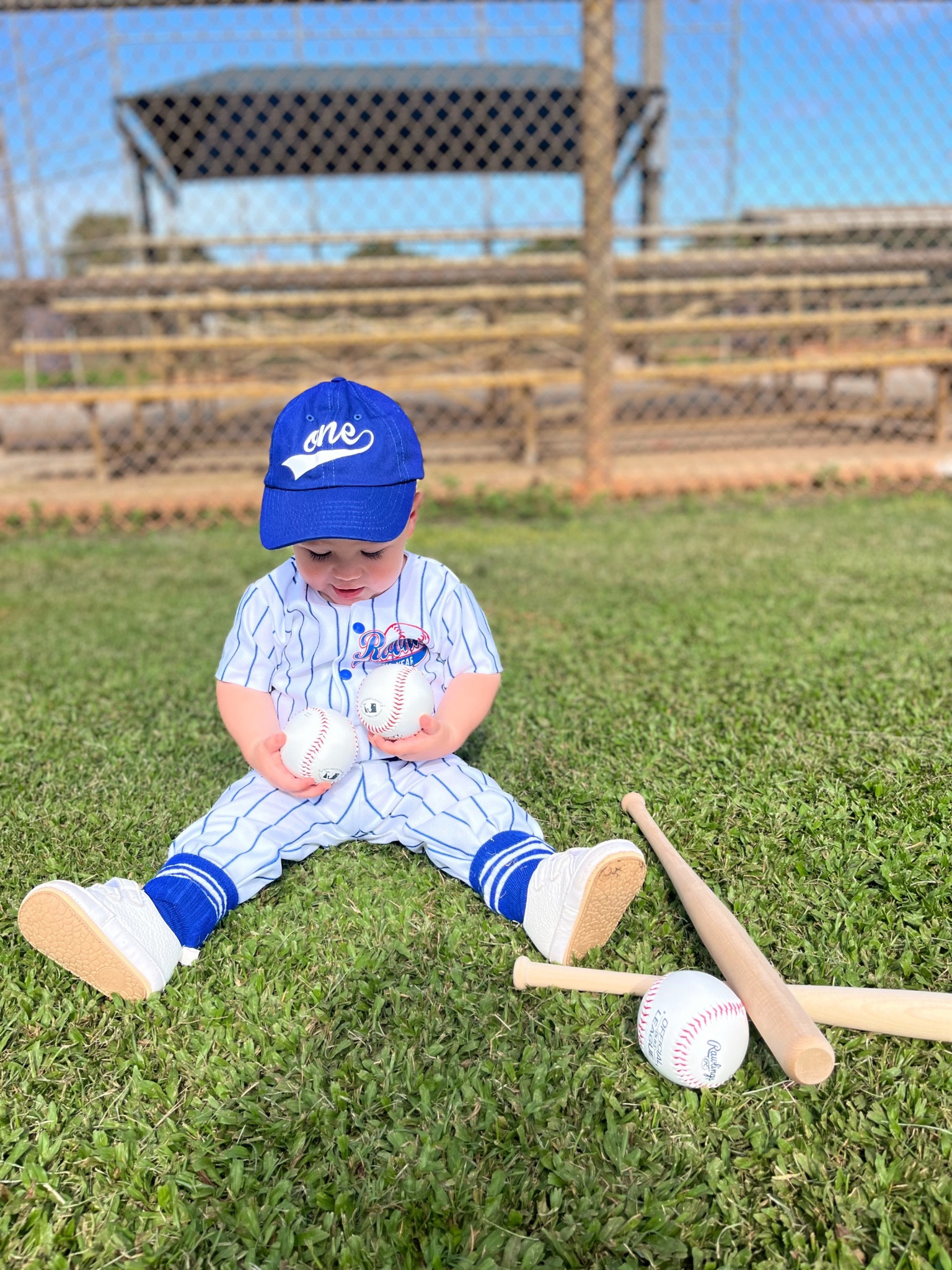 Cute baby boy custom baseball outfit. Perfect for birthdays! 💙

#LTKkids #LTKstyletip #LTKbaby
