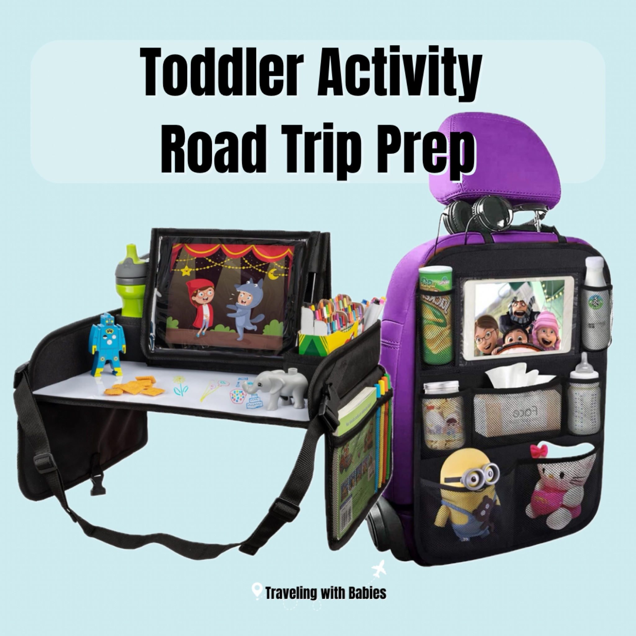 With our upcoming roadtrip with two toddlers, I’m hoping these two items will keep me in the front seat during our drive 🚘👸🏼

And as always if youre looking for links **OUTSIDE OF THE USA 🌍** - feel free to message me on ig

#LTKTravel #LTKKids #LTKFamily