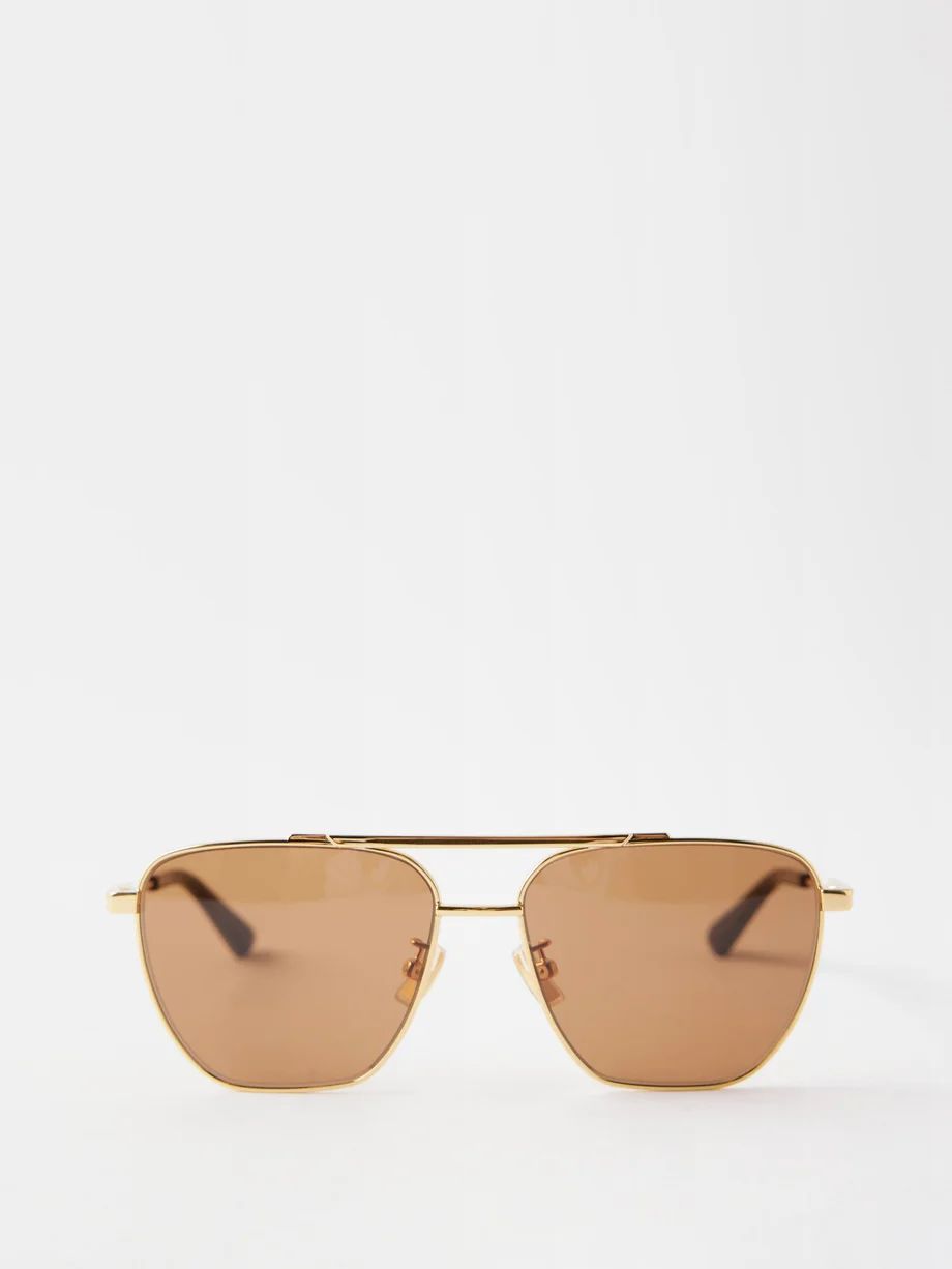 Square metal sunglasses | Matches (US)