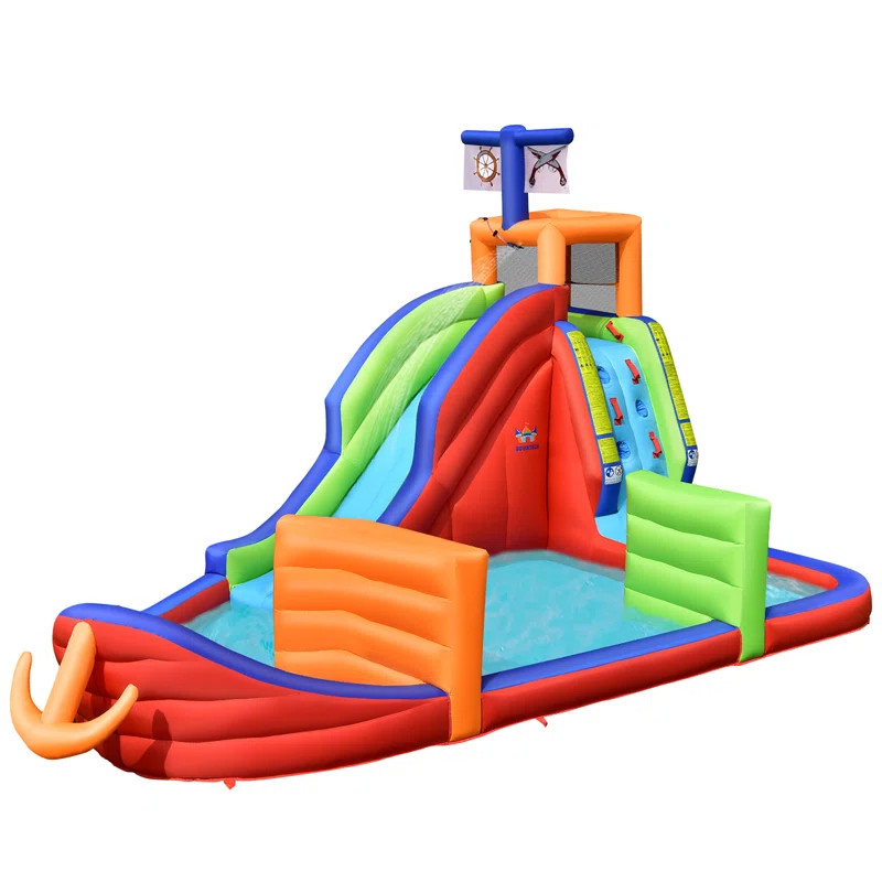 10' x 15' Inflatable Water Slide | Wayfair North America