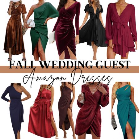 Amazon fall wedding guest dresses 

#LTKstyletip #LTKunder100