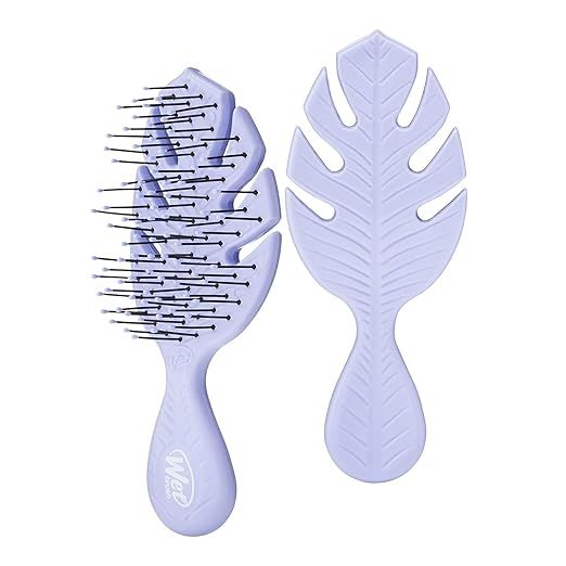 Wet Brush Go Green Mini Detangler, Purple - Detangling Travel Hair Brush - Ultra-Soft IntelliFlex... | Amazon (US)