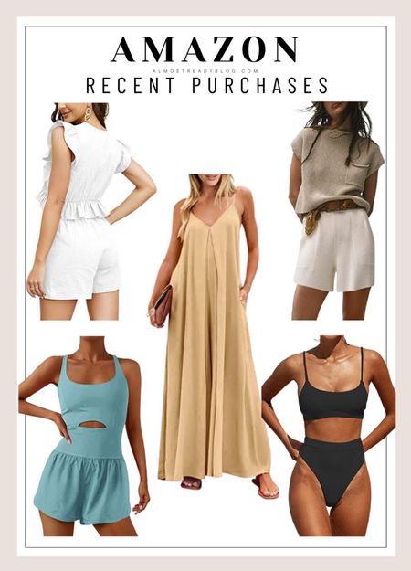 Amazon fashion finds matching set free people inspiredjumpsuit bikini set athletic style 

#LTKunder50 #LTKsalealert #LTKunder100