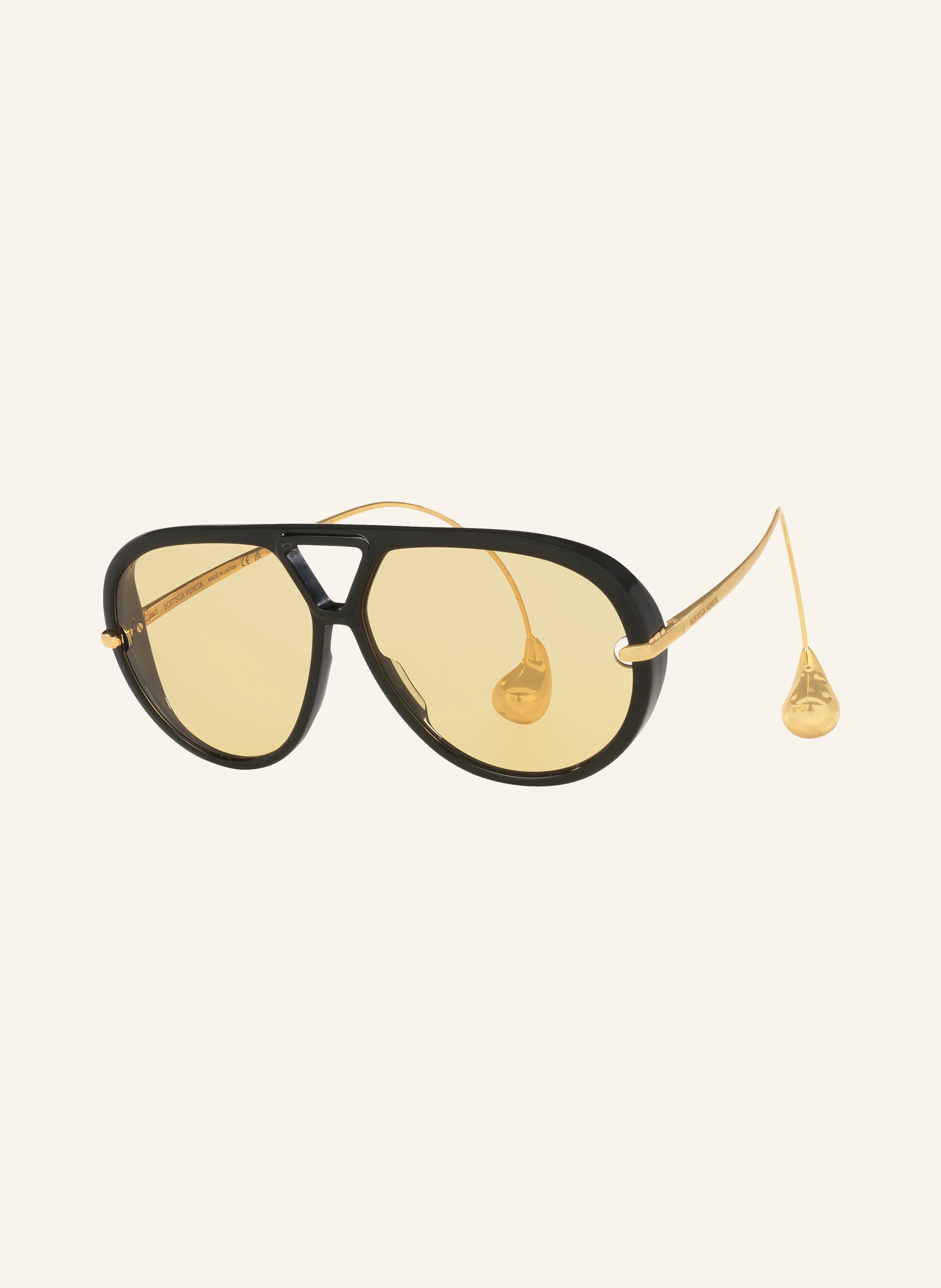 BOTTEGA VENETA Sonnenbrille 6J000442 in schwarz/ gelb | Breuninger (DACH)