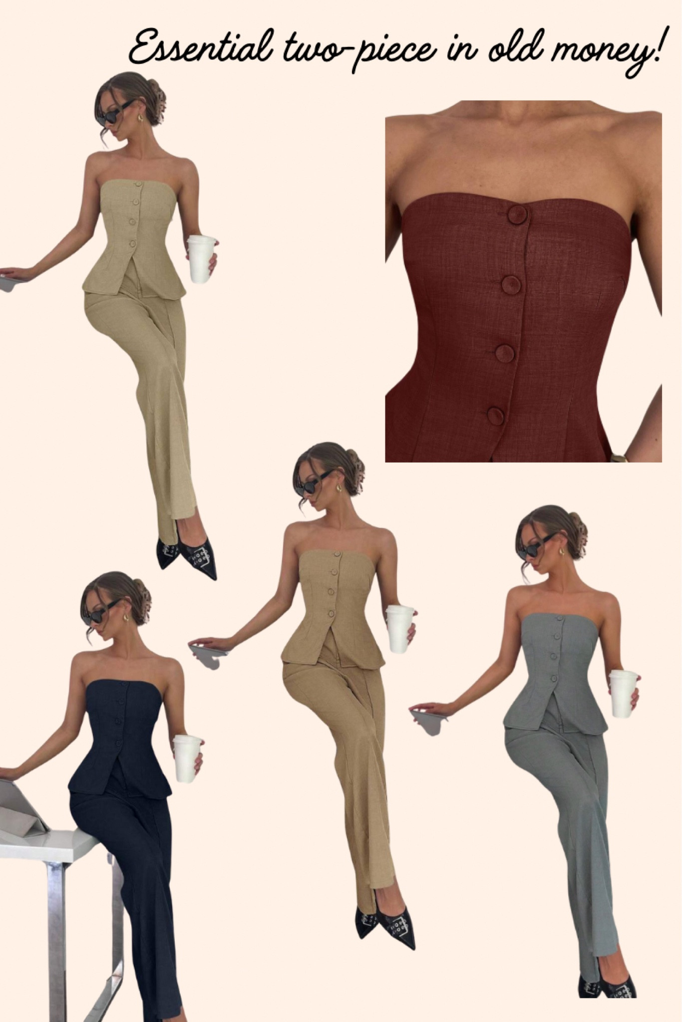 Essential two-piece in old money style! 

#LTKFindsUnder50 #LTKSaleAlert #LTKStyleTip