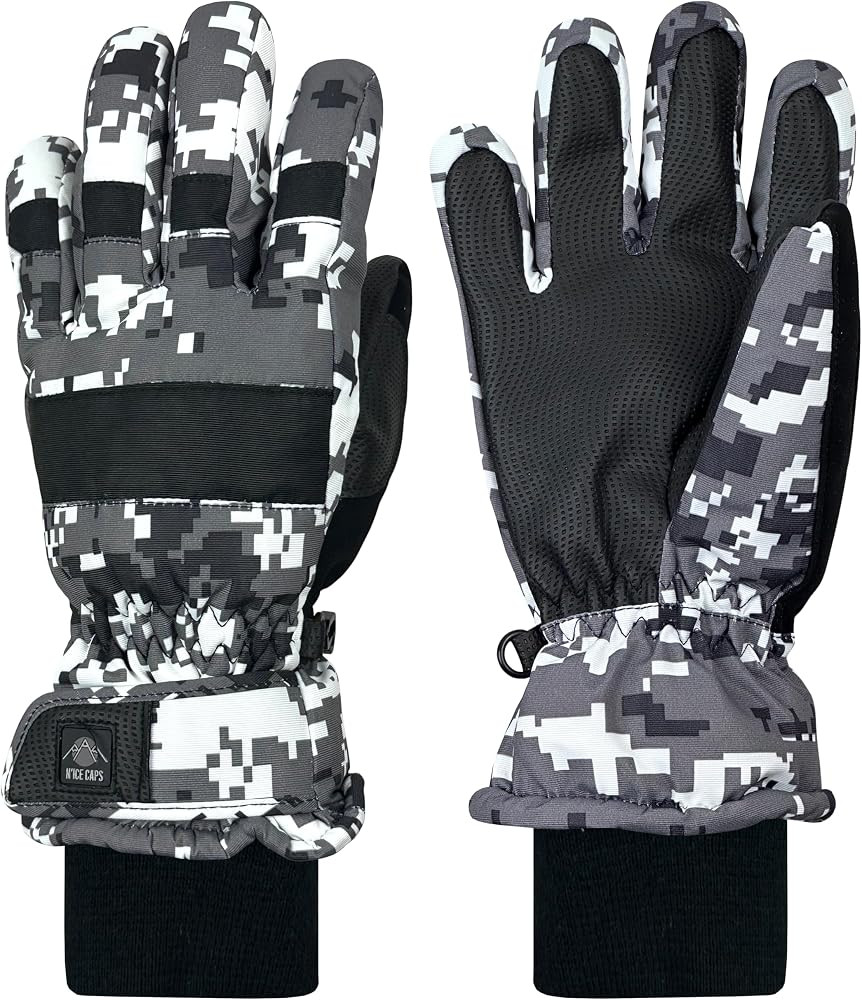 N'Ice Caps Kids Waterproof Winter Thinsulate Warm Gloves | Amazon (US)