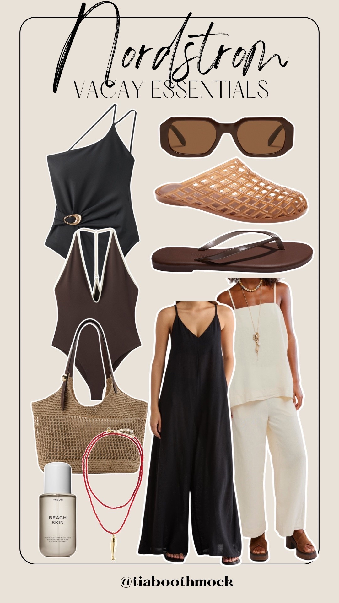 Nordstrom vacay picks 🤎

#LTKTravel #LTKSwim #LTKSeasonal