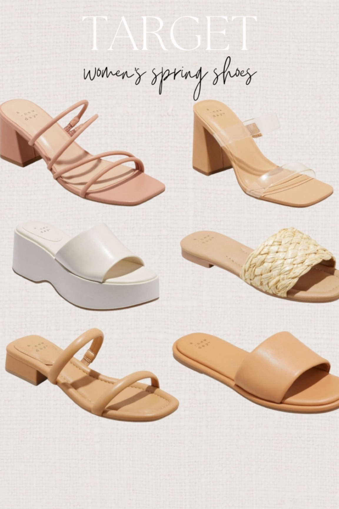 Loving ll of the target sandals for spring! Neutral sandals, vacation wear, poolside, casual shoes, shoe crush

#LTKFind #LTKunder50 #LTKshoecrush