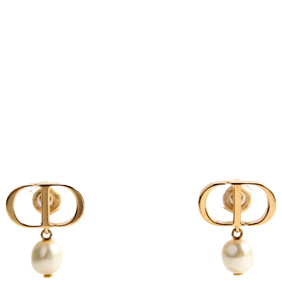 Petit CD With Resin Pearl Drop | Keeks Designer Handbags