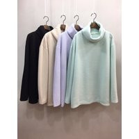 Women's Turtleneck Micro Soft Pastel Sweater | Etsy (US)