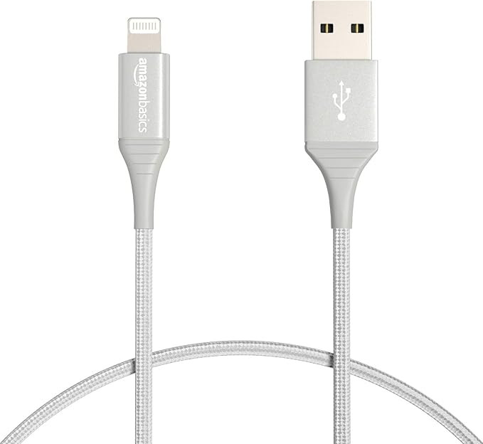 Amazon Basics iPhone Charger Cable, Nylon USB-A to Lightning, MFi Certified, for Apple iPhone, iP... | Amazon (US)