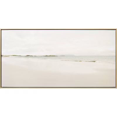 47" x 24" Blush Beach Framed Canvas - Threshold™ | Target