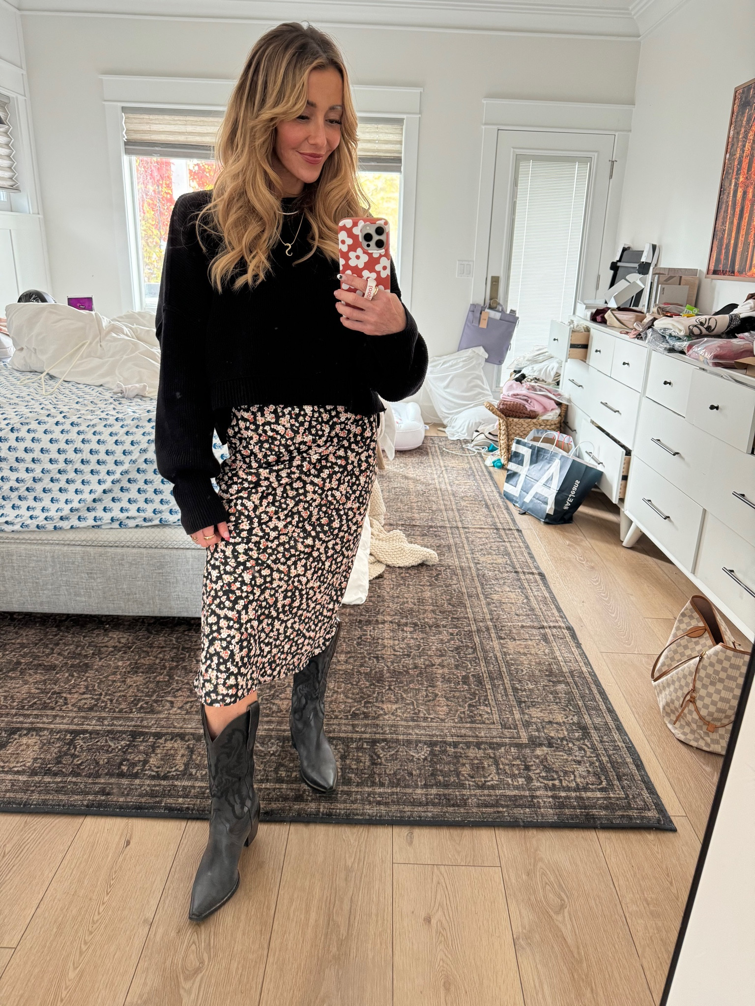 Loving pairing cowgirl boots with skirts this fall! My go-to outfit! 🍂

#LTKGiftGuide #LTKStyleTip #LTKSeasonal