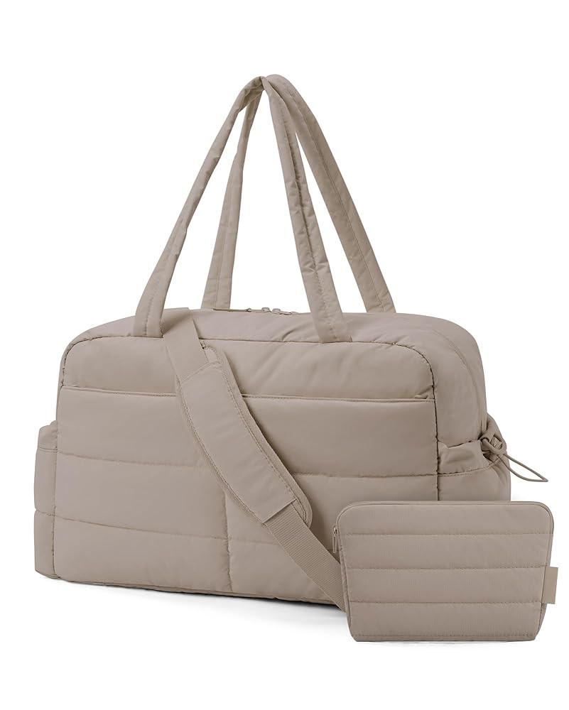 BAGSMART Gym Bag for Women with Toiletry Pouch, Lightweight Weekender Bags for Women with Wet Poc... | Amazon (US)