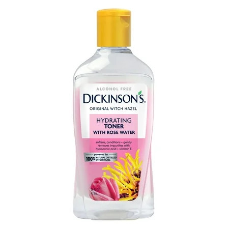 Dickinson's Hydrating Witch Hazel Toner with Rosewater, Alcohol Free, 16 fl oz | Walmart (US)