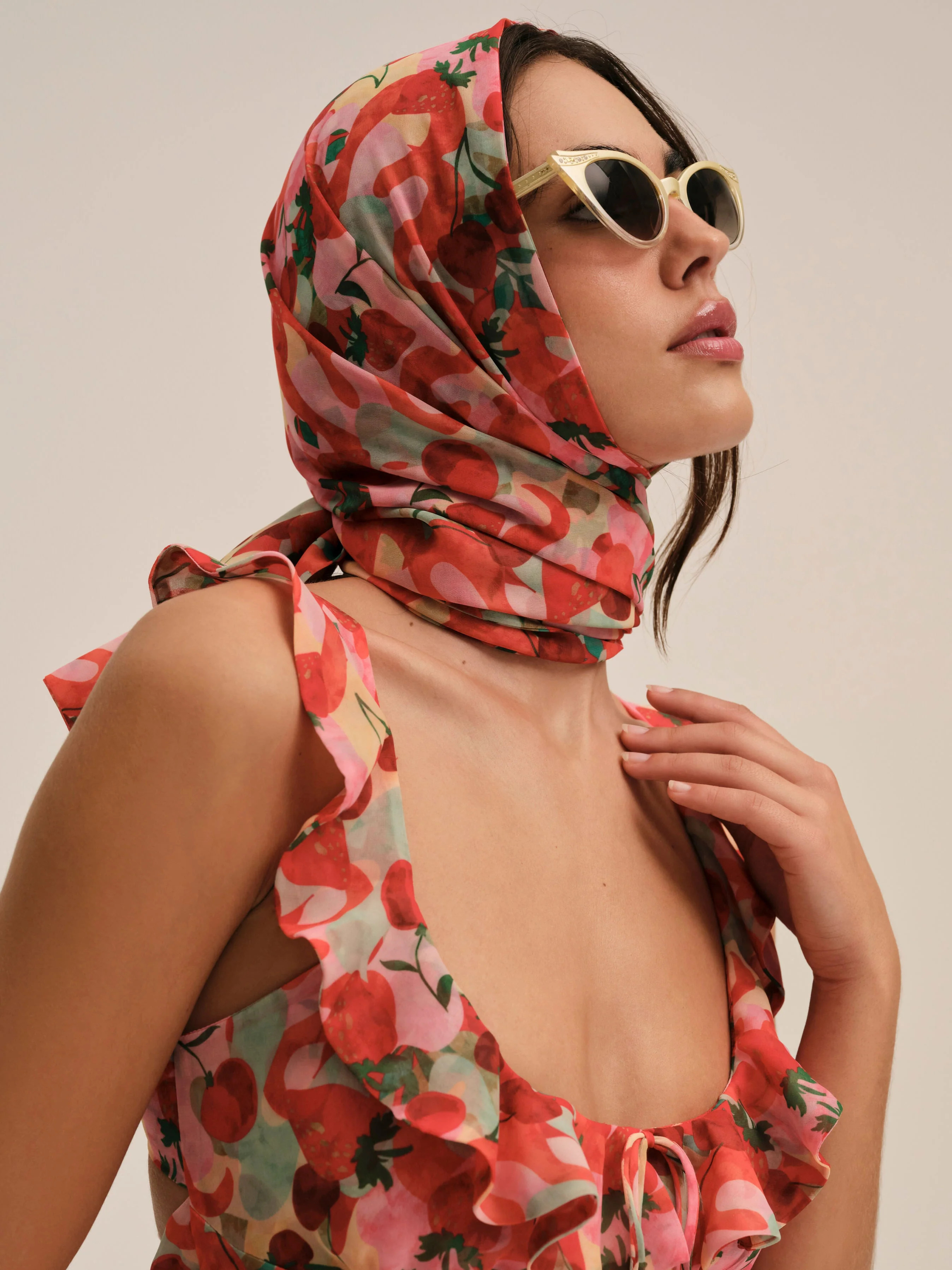 Ambrosia Print Headscarf | For Love & Lemons