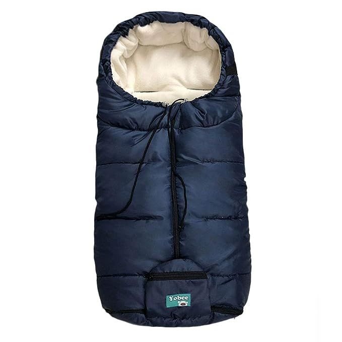 Universal Cozy Fleece Stroller Footmuff, Winter Outdoor Tour Waterproof Baby Sleeping Bag, Anti-S... | Amazon (US)