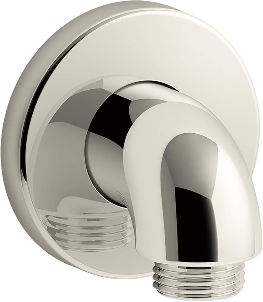 KOHLER 22172-SN Purist Stillness Wall-Mount Supply Elbow with Check Valve for Handshower Hose, Ha... | Amazon (US)